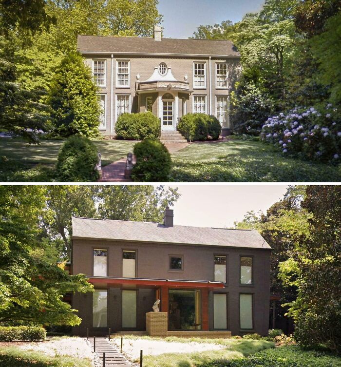 Charming old homes surrounded by lush greenery showcasing timeless architectural details and historic character.