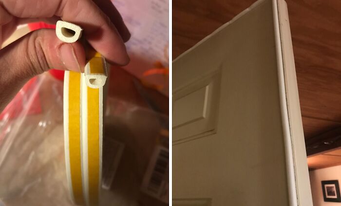  Finally Put A Stop To Chilly Drafts And Your Neighbor's Terrible Music Taste With This Weather And Soundproofing Strip Tape