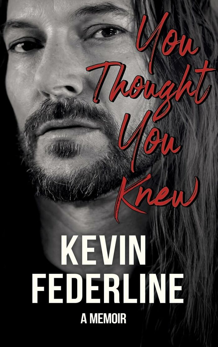Close-up black and white photo of Kevin Federline on the cover of his memoir with bold red and white text. Close-up black and white photo of Kevin Federline on the cover of his memoir with bold red and white text.