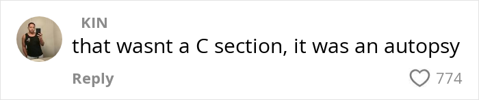 Screenshot of a social media comment reacting to a viral story about a mom delivering a baby who broke a hospital record. Screenshot of a social media comment reacting to a viral story about a mom delivering a baby who broke a hospital record.