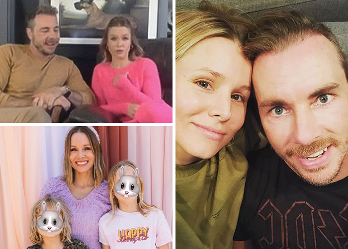 Kristen Bell and Dax Shepard in candid moments highlighting controversies affecting their public image.