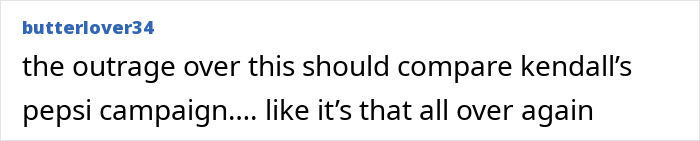 Screenshot of a social media comment criticizing a fake arrest video amid ICE raids controversy.