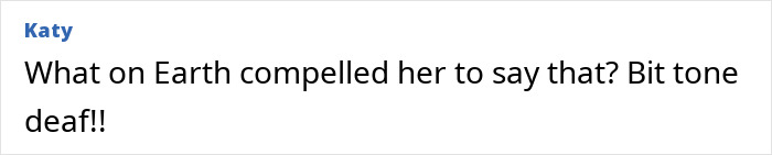 Screenshot of an online comment expressing confusion and criticism about Kristen Bell&rsquo;s triggering post amid backlash.