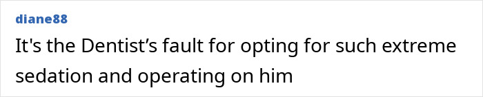 Comment discussing the morbidly obese patient&rsquo;s death linked to extreme sedation during tooth removal by Instagram-famous dentist.