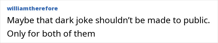 Comment expressing concern over public sharing of dark jokes amid Kristen Bell triggering post backlash.