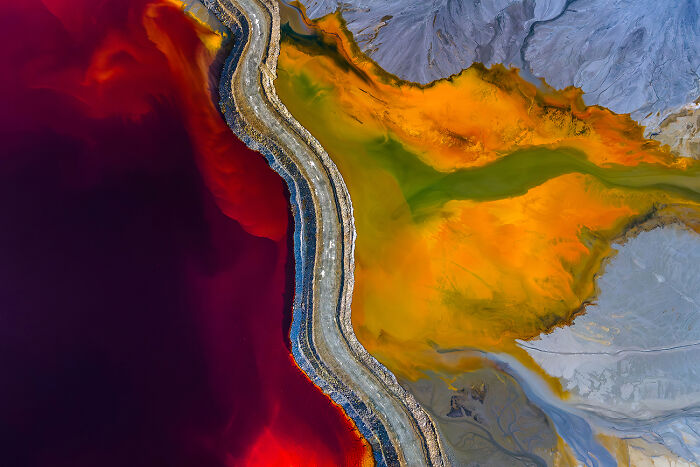 "Color Of Death" From The Series "Toxic River" By Olivier Jarry-Lacombe, France