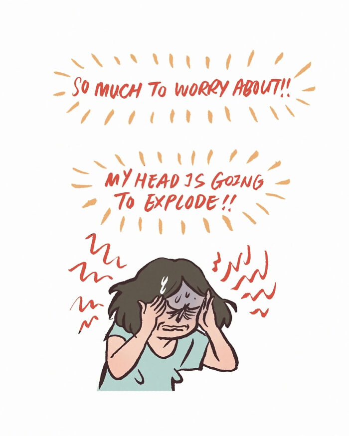 Malaysian artist's relatable comic showing frustration with important life lessons not taught in school.