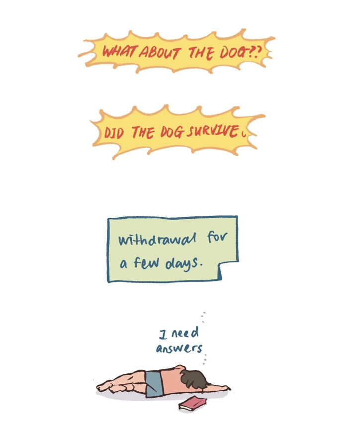 Malaysian artist's relatable drawing of life with her tall, geeky husband in casual, cozy reading moments together.