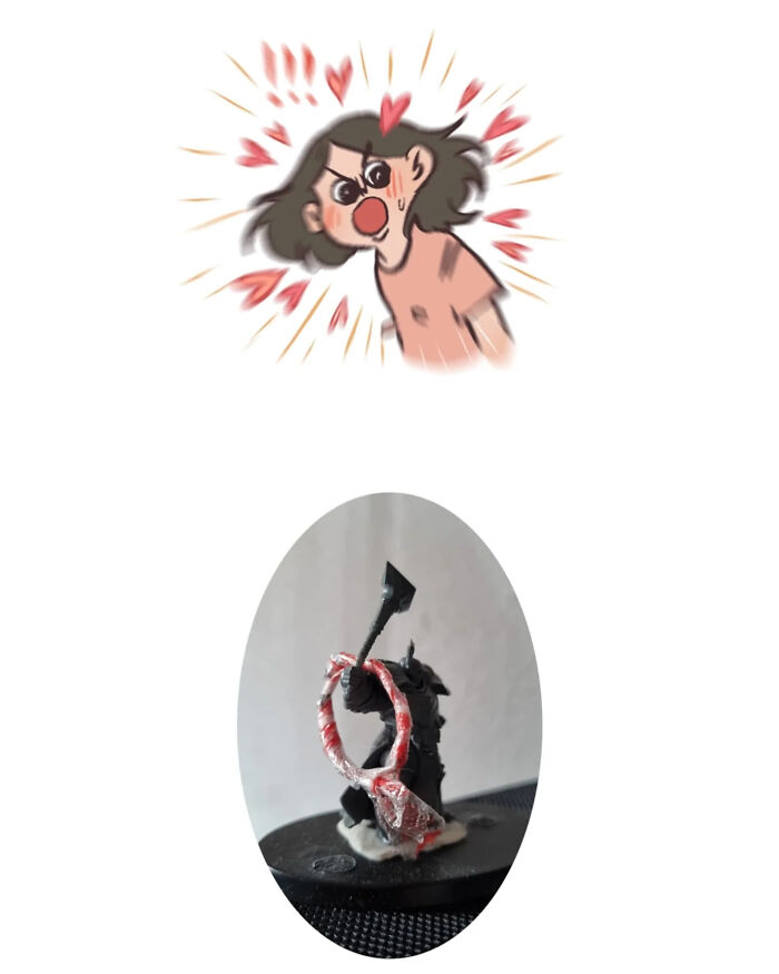 Malaysian artist cartoon shows delivery interaction with her tall, geeky husband and relatable daily life moments.