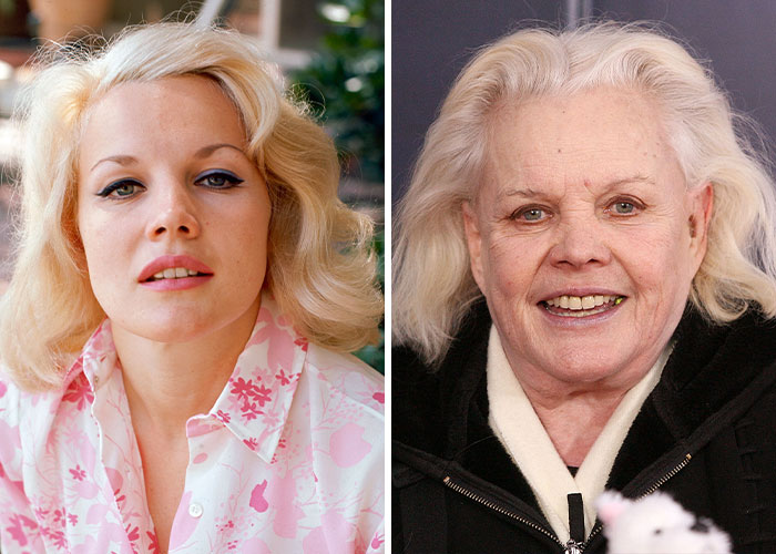 Side-by-side images of a star showcasing her unparalleled beauty transformation over the years.