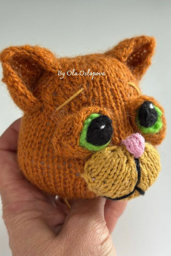 Puss In Boots 💖 Knitting Toy Pattern - Toy Knitting Patterns / By Ola Oslopova - Olaknittedbears