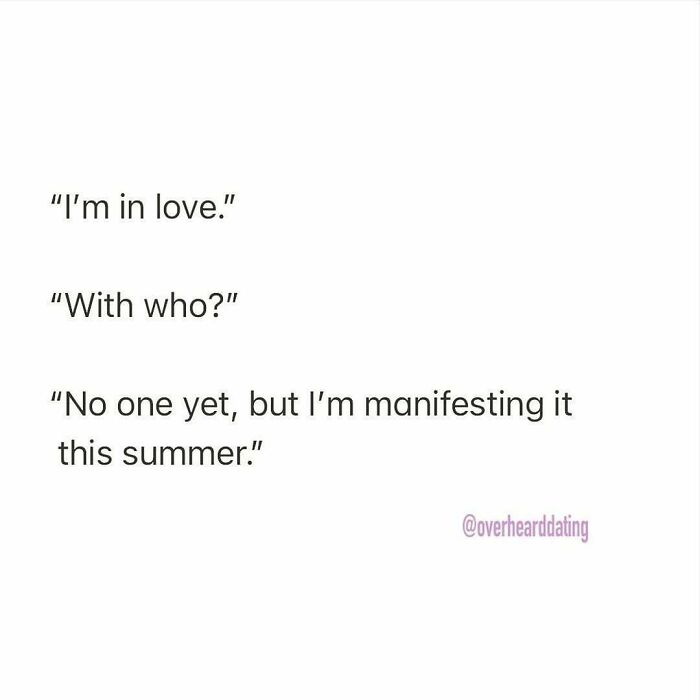 Text conversation about love and dating, capturing a humorous and relatable moment in modern dating culture.