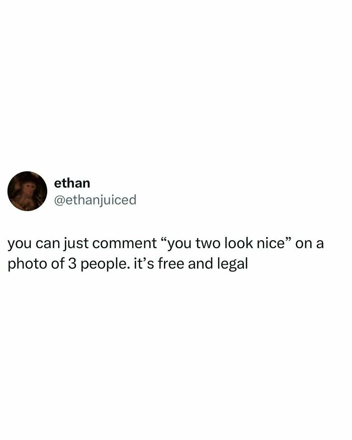 Text post by ethanjuiced humorously suggesting a way to boost daily serotonin with funny social media comment hacks.