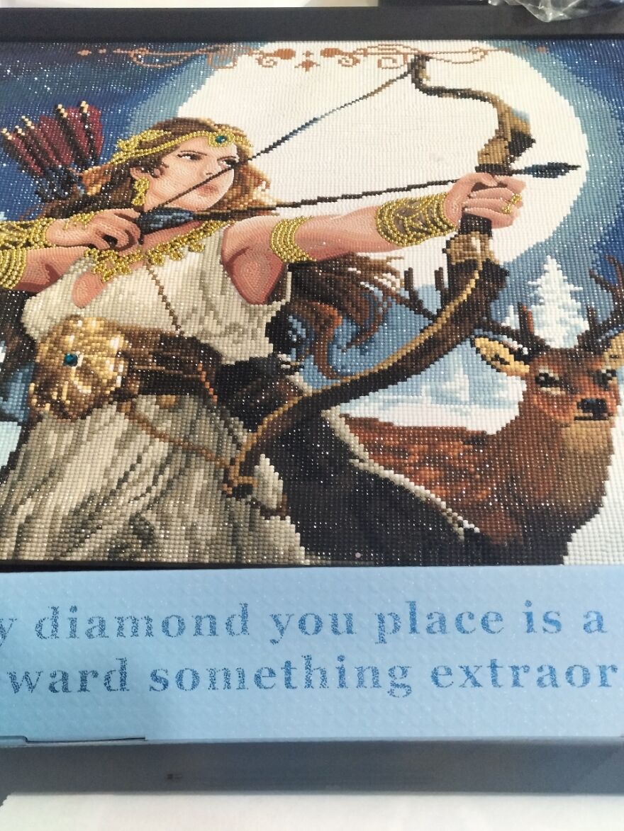 I Just Finished This Stunning Diamond Painting&mdash;can You Guess Who It Is?