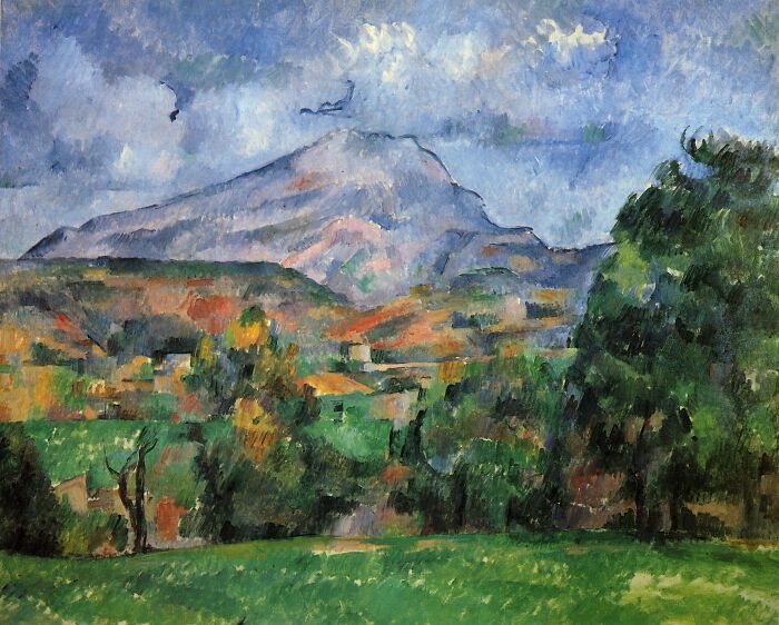 Mont Sainte-Victoire (1890s): Paul Cezanne