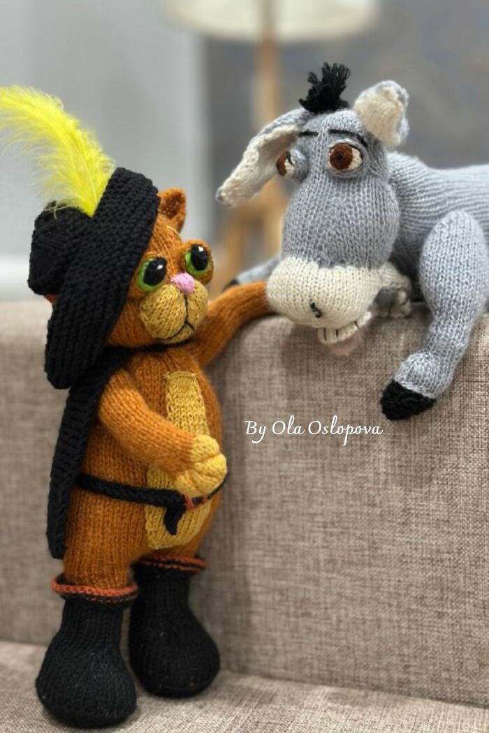 Puss In Boots Knitting Pattern By Olga Oslopova