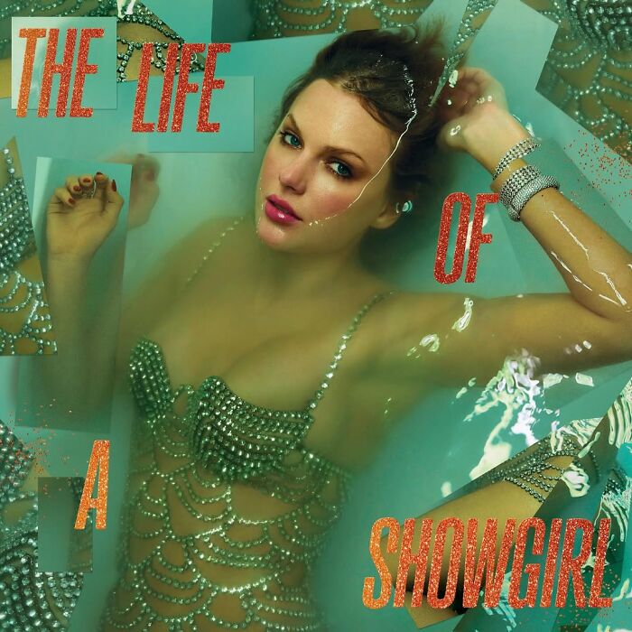 Taylor Swift in bejeweled outfit underwater for Life Of A Showgirl, linked to mocked $40 hairbrush viral fan post