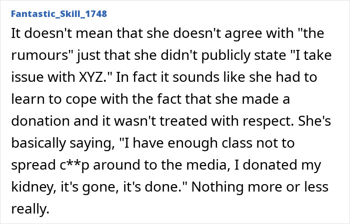 Selena Gomez's kidney donor speaks out in video addressing claims she was snubbed from the wedding event. Selena Gomez's kidney donor speaks out in video addressing claims she was snubbed from the wedding event.