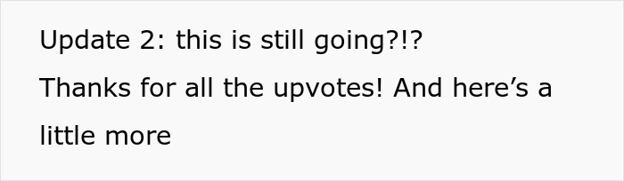 Screenshot of a story update about a woman&rsquo;s revenge on a bakery manager with a clever icing on the cake ending.