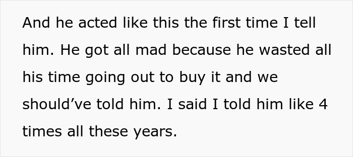 Teen tells dad would&rsquo;ve remembered if you cared after cake fail, expressing frustration over dad&rsquo;s reaction and effort.