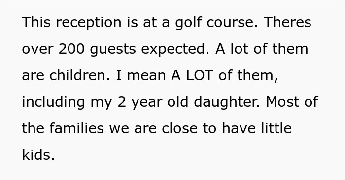 Bridesmaid doing her nails before a wedding while the bride reacts, causing a self-conscious moment at the event.