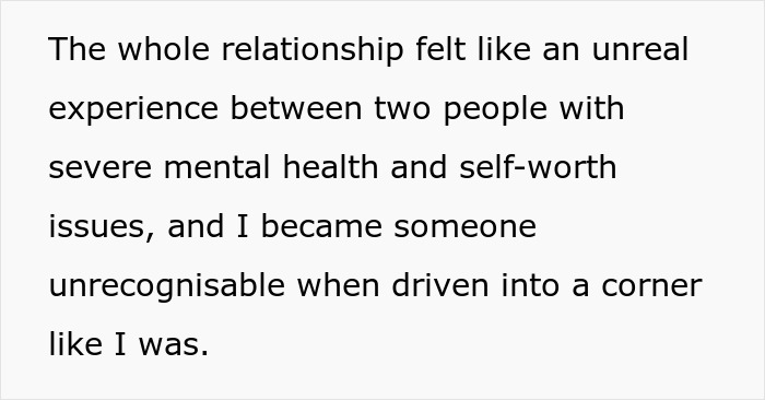 Text excerpt from an article about a man with debt asking his girlfriend to take a loan for an expensive Spiderman costume.