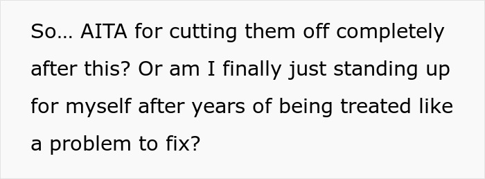 Text excerpt from a dramatic Reddit post about a woman&rsquo;s family planning a bizarre fake adoption causing conflict.