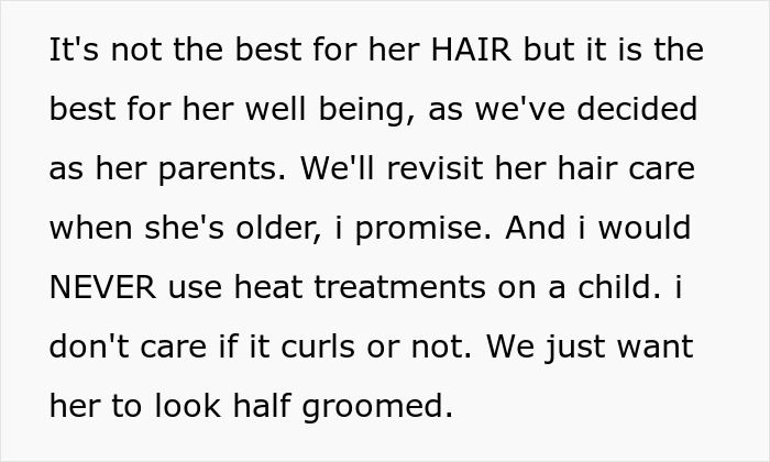 Alt text: Mom criticized for brushing out biracial daughter's curls sparking whitewashing debate and discussions on hair care choices