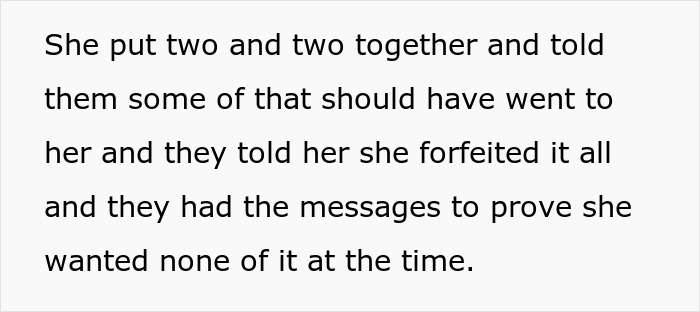 Text excerpt discussing a bio mom who abandoned her 4-year-old son and later requested financial support. Text excerpt discussing a bio mom who abandoned her 4-year-old son and later requested financial support.