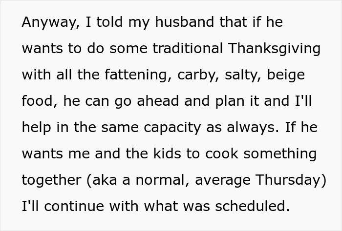 Alt text: Woman upset as husband assumed she planned Thanksgiving though she never did, highlighting misunderstanding and holiday stress.