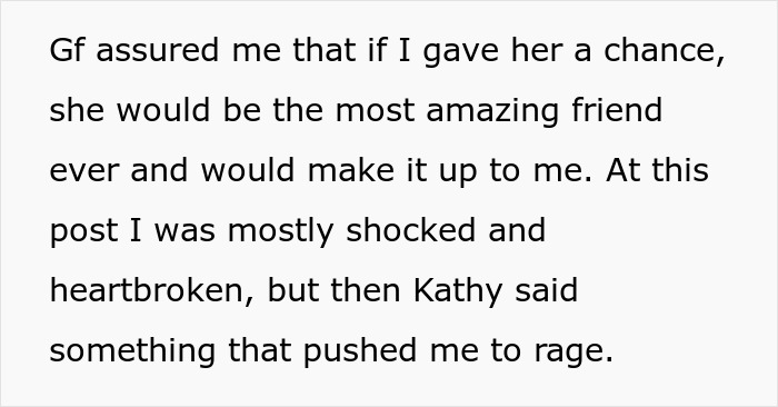 Text excerpt about man shocked and heartbroken learning fianc&eacute;e was just a placeholder for her real love.