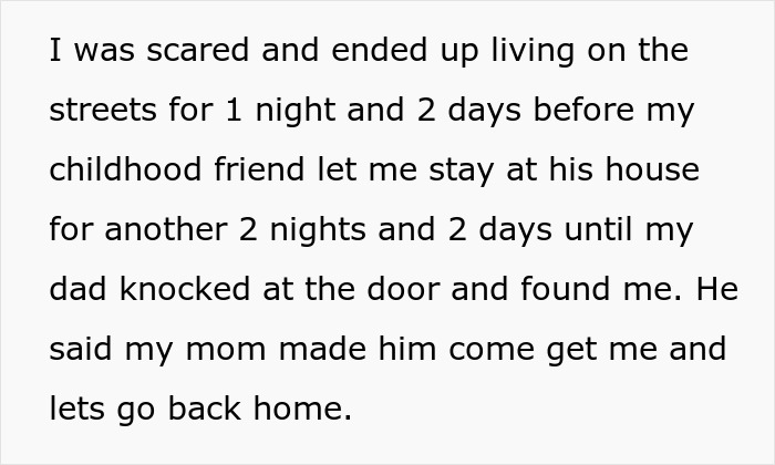 Text describing a teen’s experience after parents kicked out teen, living on the streets and finding help. Text describing a teen’s experience after parents kicked out teen, living on the streets and finding help.