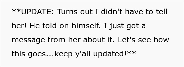 Update text about slacker hubby planning to skip caring for wife after her surgery, friend considers exposing him online.