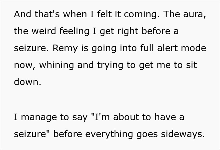 Shopper with service dog faces fraud accusation, leading to a tense confrontation and a plea for forgiveness.