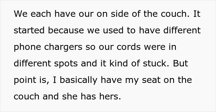 Text about roommates dividing costs for a new couch, focusing on heavier roommate paying more due to couch damage.