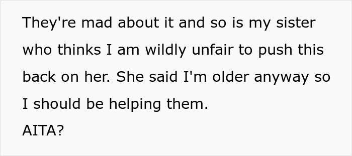 Text excerpt about parents spoiling daughter causing financial trouble, asking neglected son for help and family conflict.