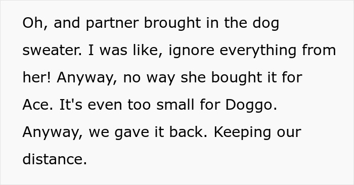Text excerpt about an elderly lady allegedly planning to steal a neighbor&rsquo;s doggo, with the owner in shock.