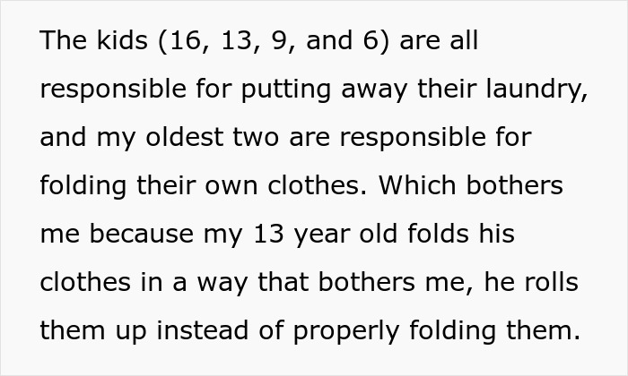 Clean-f***k mom organizing clothes drawers with daughter, teaching proper folding and laundry organization skills.