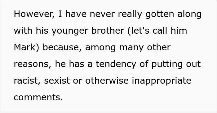 Woman confronts brother-in-law over racist slurs during family dinner while mother-in-law reacts upset.