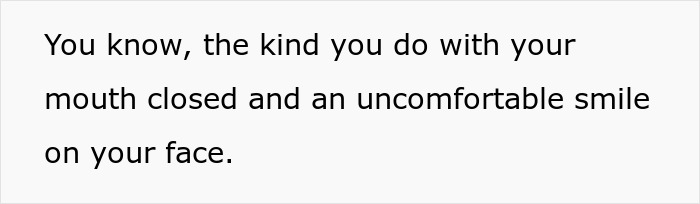 Man with closed mouth and uncomfortable smile reacting to sister&rsquo;s food and girlfriend crying over raisin potatoes.