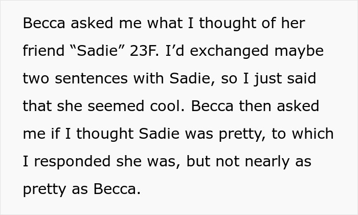 Man rethinks relationship after girlfriend&rsquo;s loyalty test revealing unexpected feelings and doubts about trust.