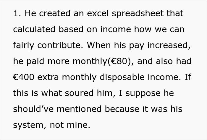 Text about woman called a gold digger for wanting fair chores, leaving boyfriend as he begs for rent money.