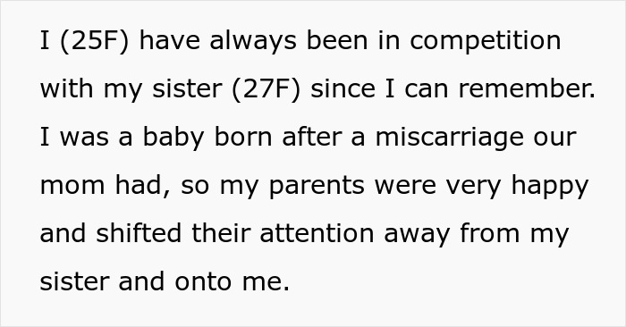 Text excerpt about a woman’s life affected by petty sister’s harmful actions instead of seeking therapy or resolution. Text excerpt about a woman’s life affected by petty sister’s harmful actions instead of seeking therapy or resolution.