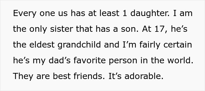 Text revealing sister&rsquo;s heartfelt bond with family, touching on brother lie and family dynamics and emotions.