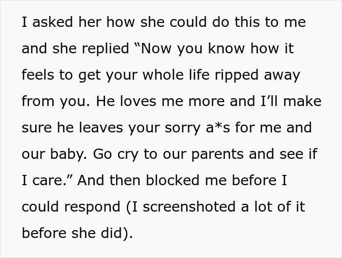 Text message exchange showing a petty sister threatening to ruin her sibling’s life instead of seeking therapy or resolution. Text message exchange showing a petty sister threatening to ruin her sibling’s life instead of seeking therapy or resolution.