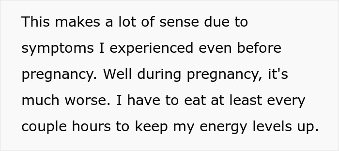 Pregnant woman looking upset while husband eats emergency snacks in the kitchen during a tense moment. Pregnant woman looking upset while husband eats emergency snacks in the kitchen during a tense moment.