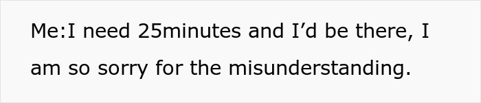 Text message apology for misunderstanding after rude, rich folks falsely accuse and fire babysitter.