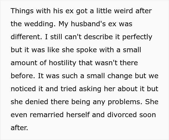 Text excerpt about family tension where mom poisons kids against stepmom causing lasting hatred into adulthood.