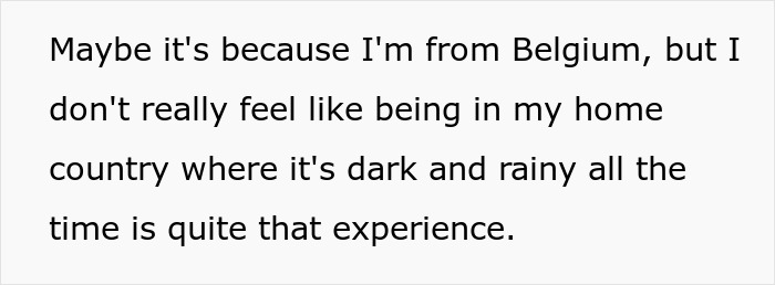 Text about a woman embarrassing a new colleague by speaking to her in a language she claimed to know well.