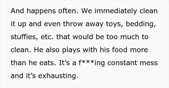 Exhausted mom describes constant mess and cleaning challenges with kids while dealing with shaming over house cleanliness.